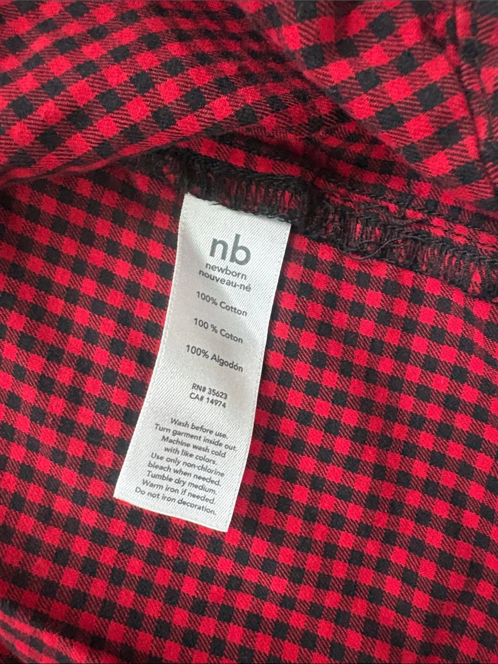 5for25  | Carter's Red & Black Plaid Button-Down Collared Baby Shirt